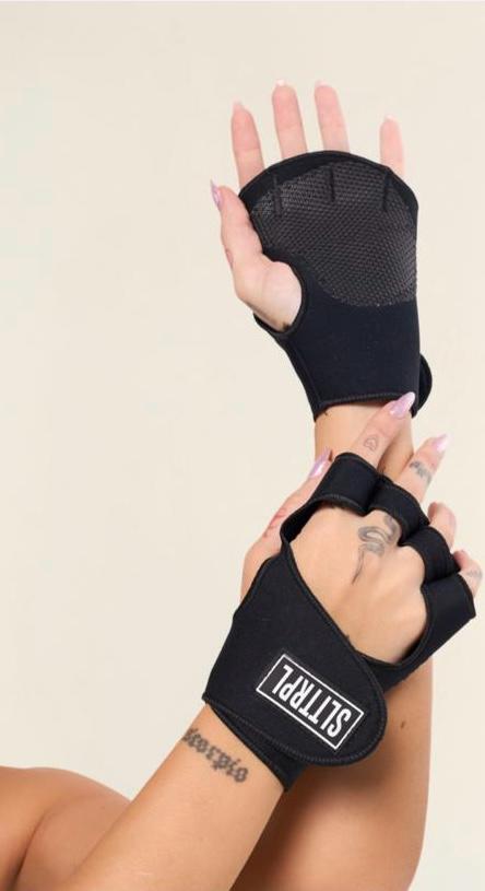 Luva, Salto Triplo (Detalhes em rosa)